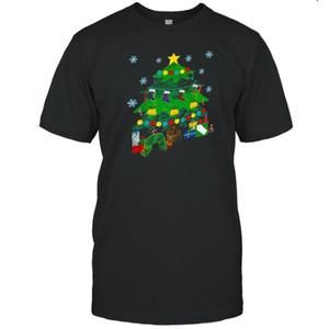 Caterpillar Under The Christmas Tree Teacher T-Shirt